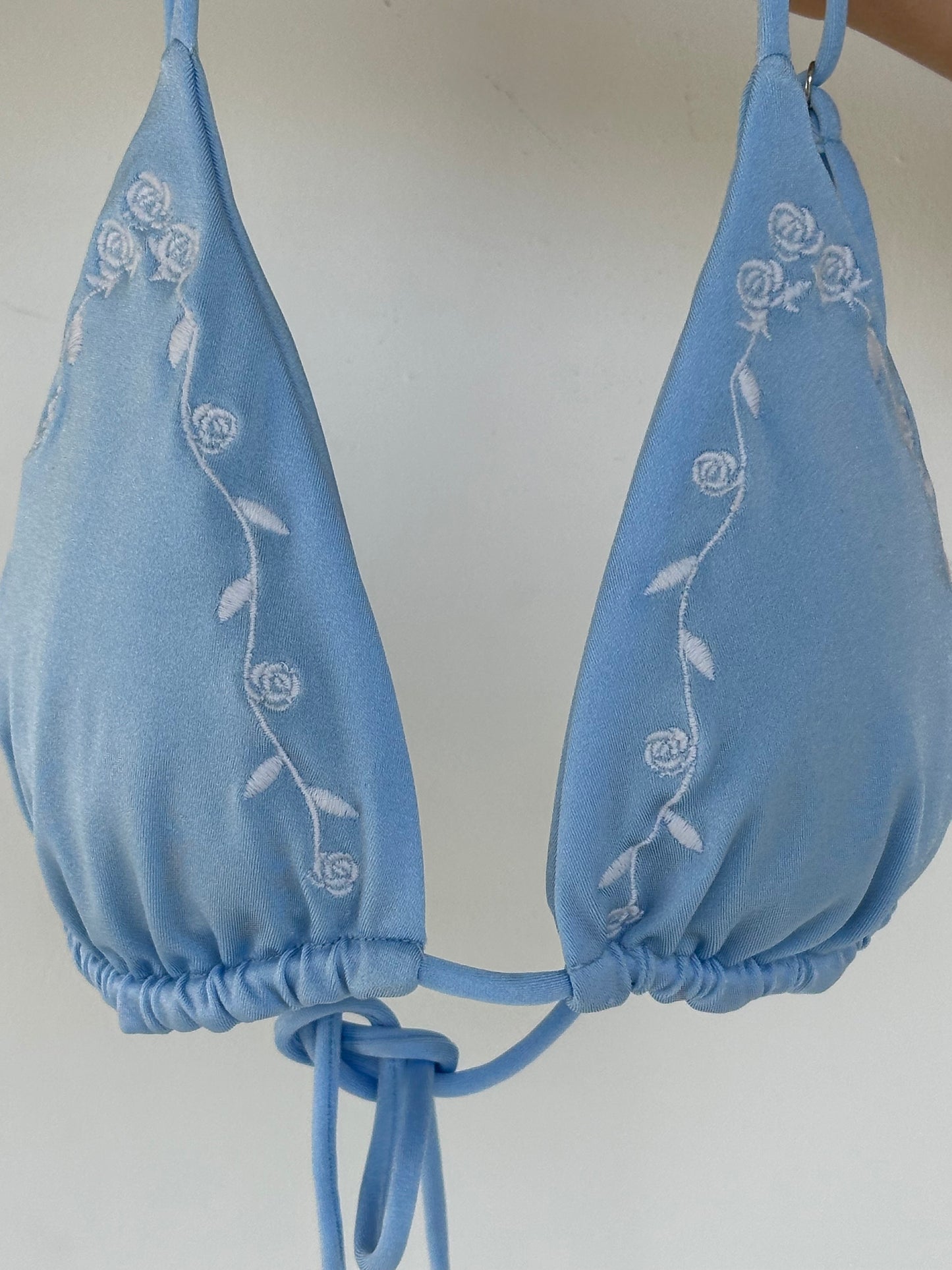Juliet Bikini Top - Light blue