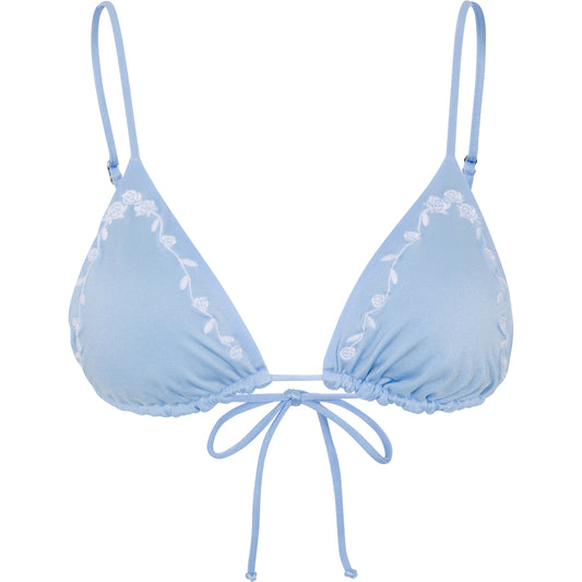 Juliet Bikini Top - Light blue